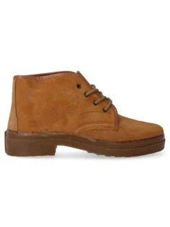 Fashion CANOS Bota de trabajo piel serraje CAN 061 TOSTADO