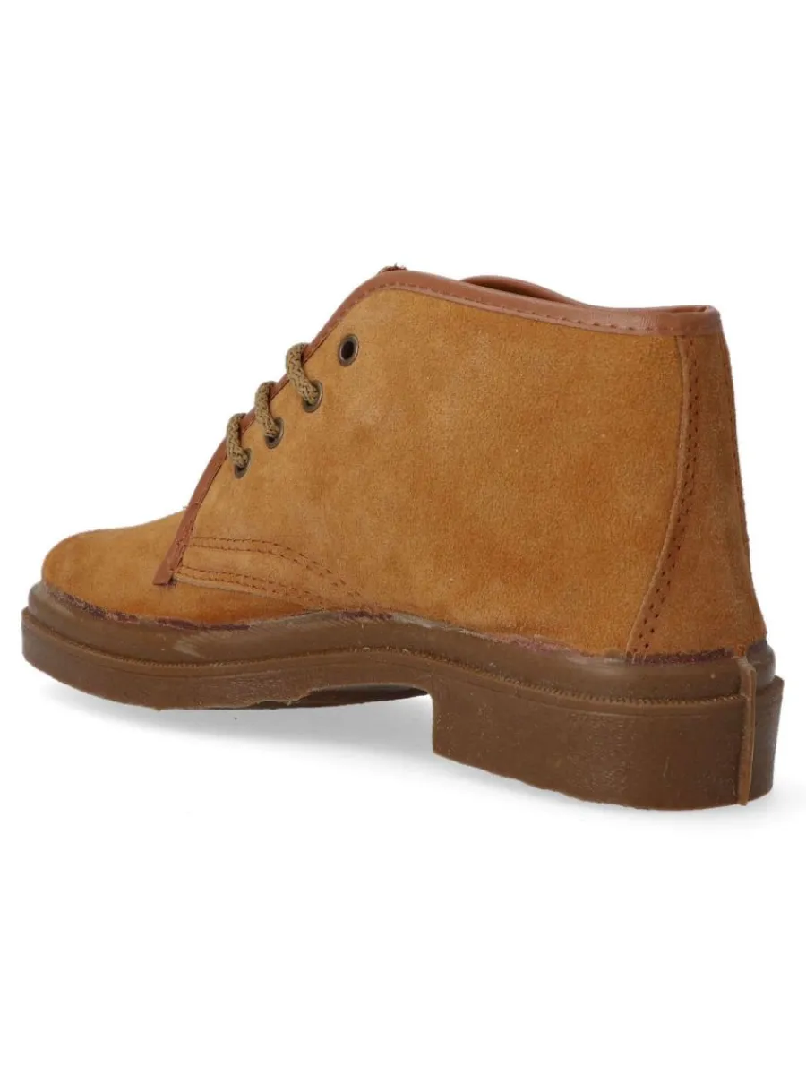Fashion CANOS Bota de trabajo piel serraje CAN 061 TOSTADO