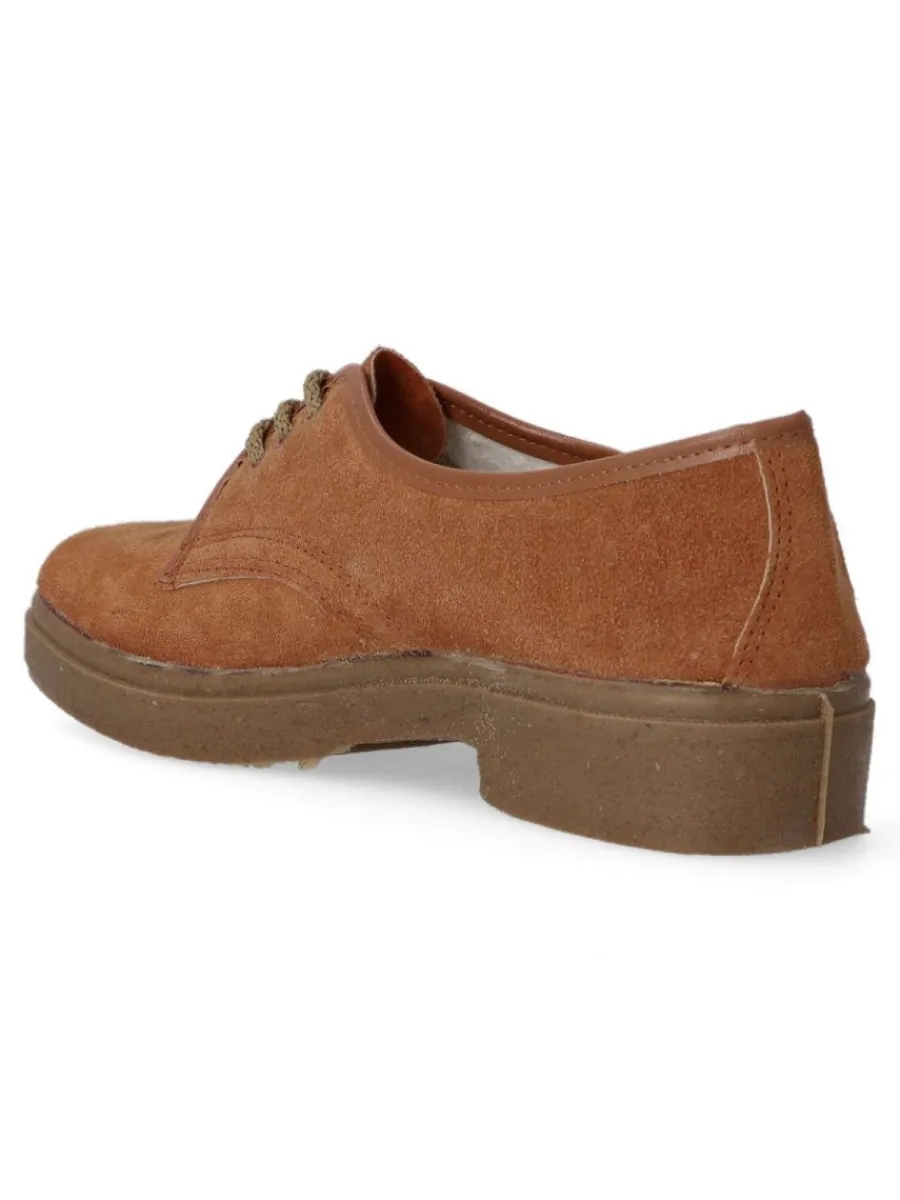 Discount CANOS Zapato de trabajo piel serraje CAN 052 TOSTADO