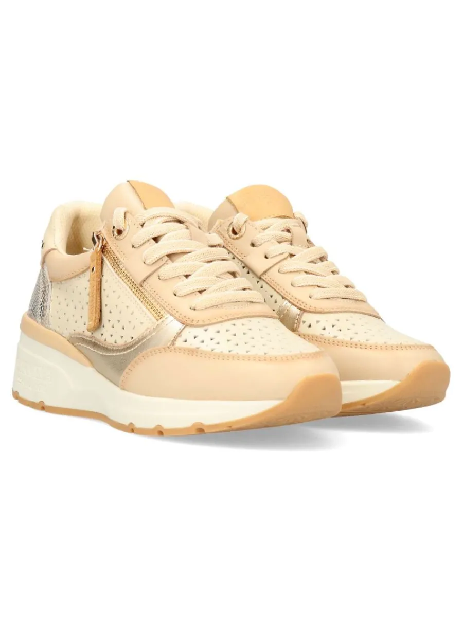 New CARMELA Sneakers casual piel troquelada