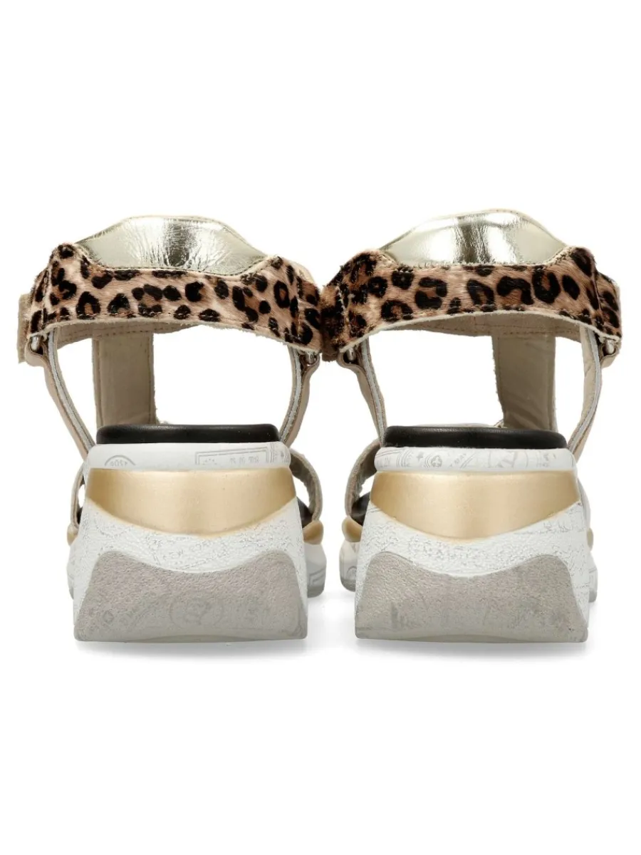 Clearance CETTI Sandalia casual cuña confort mujer