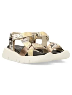 Hot CETTI Sandalia casual print serpiente