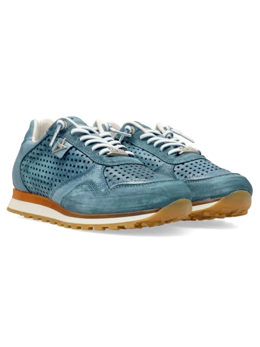 Online CETTI Zapatilla urbana piel troquelada hombre