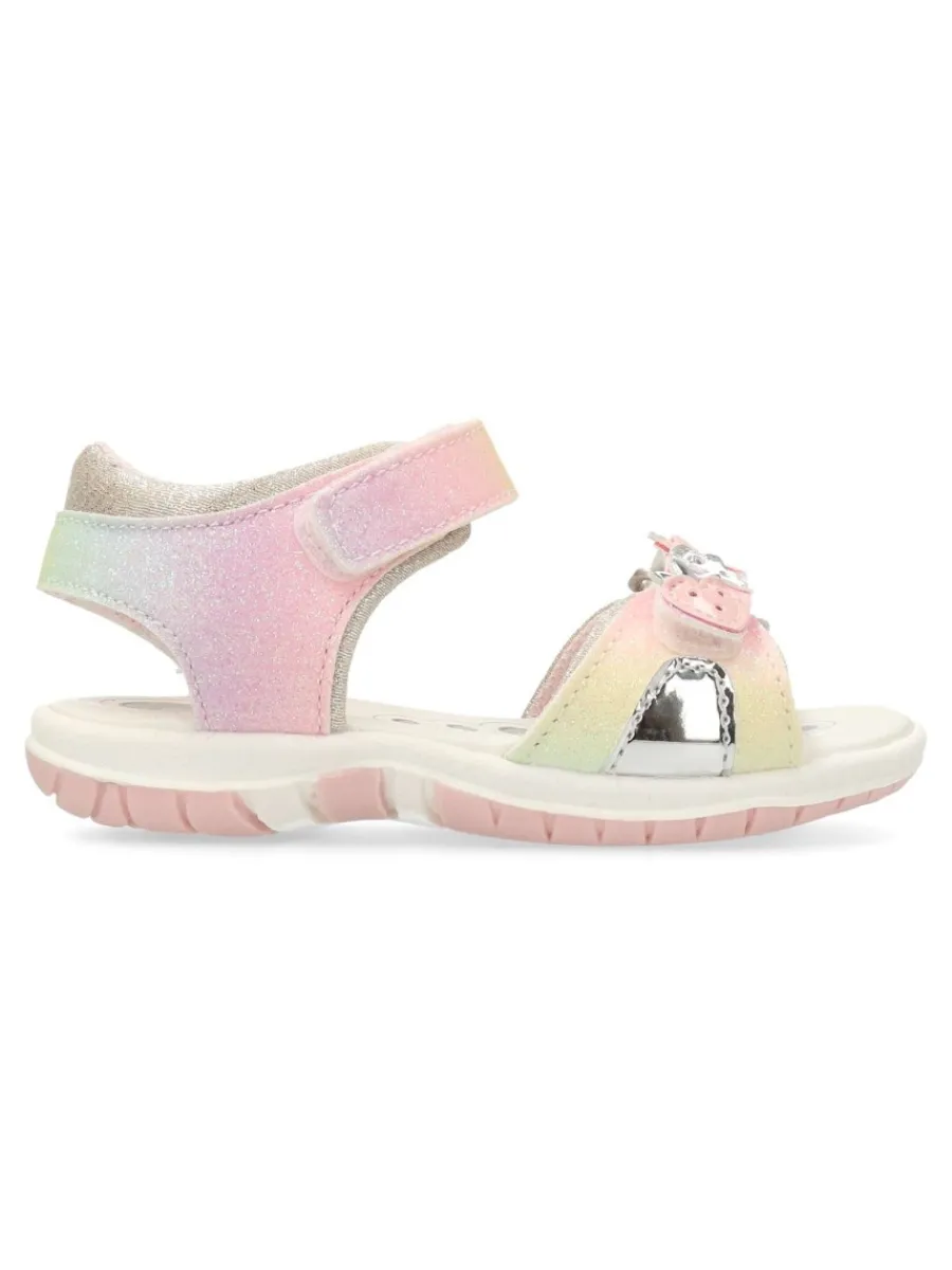 New CHICCO Sandalia confort multicolor brillo niña