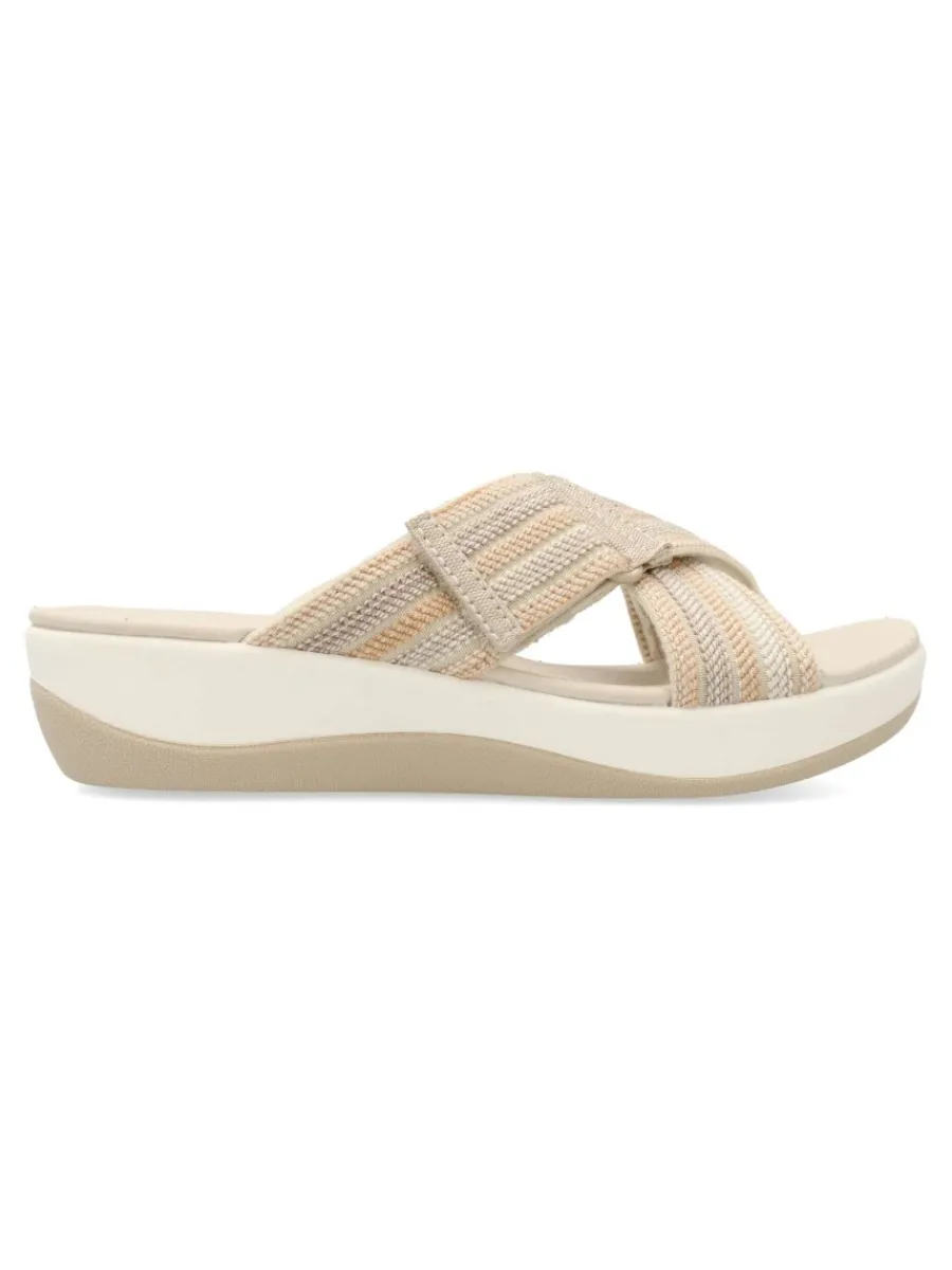 Hot CLARKS Sandalia confort tiras cruzadas