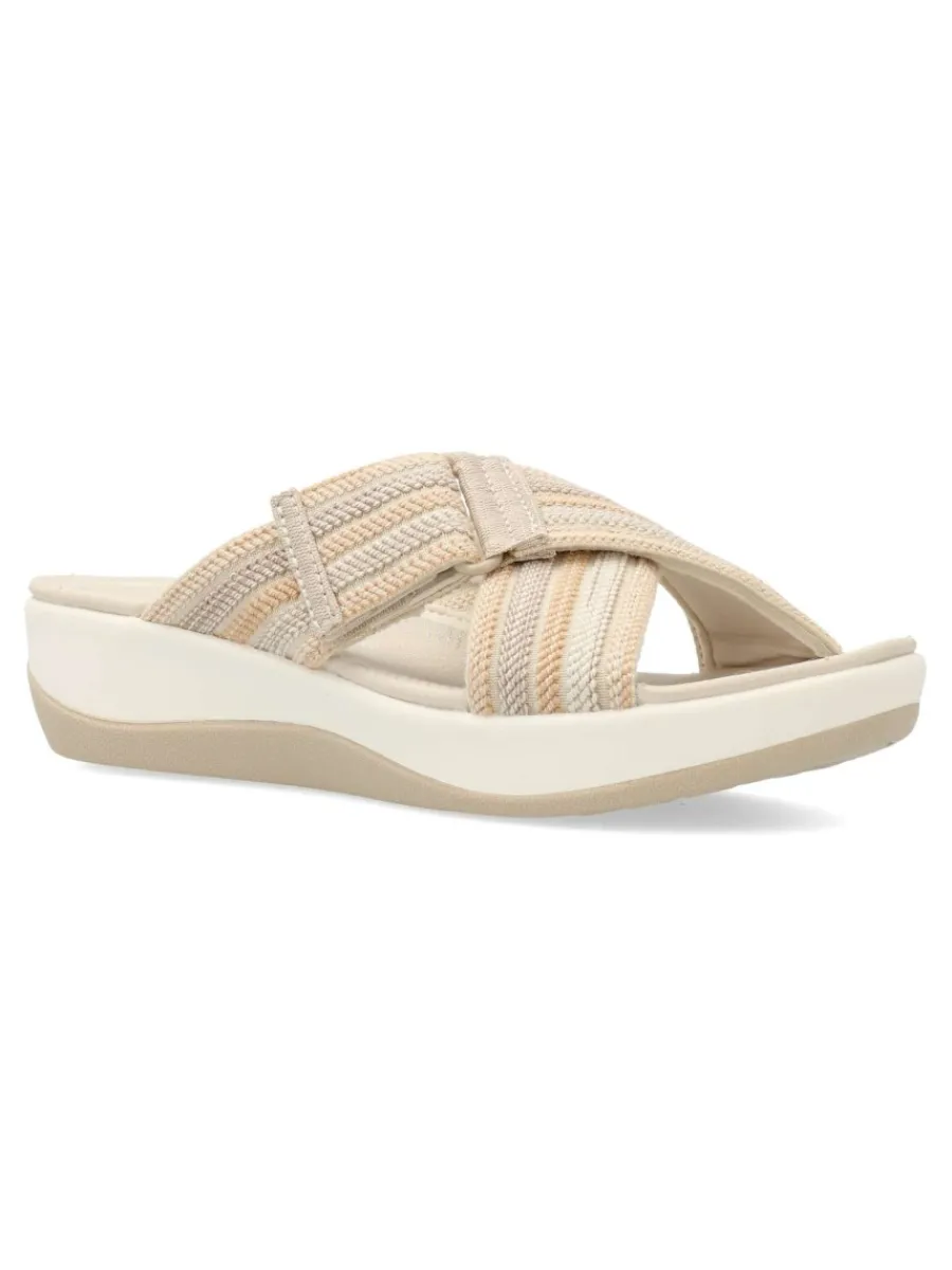 Hot CLARKS Sandalia confort tiras cruzadas