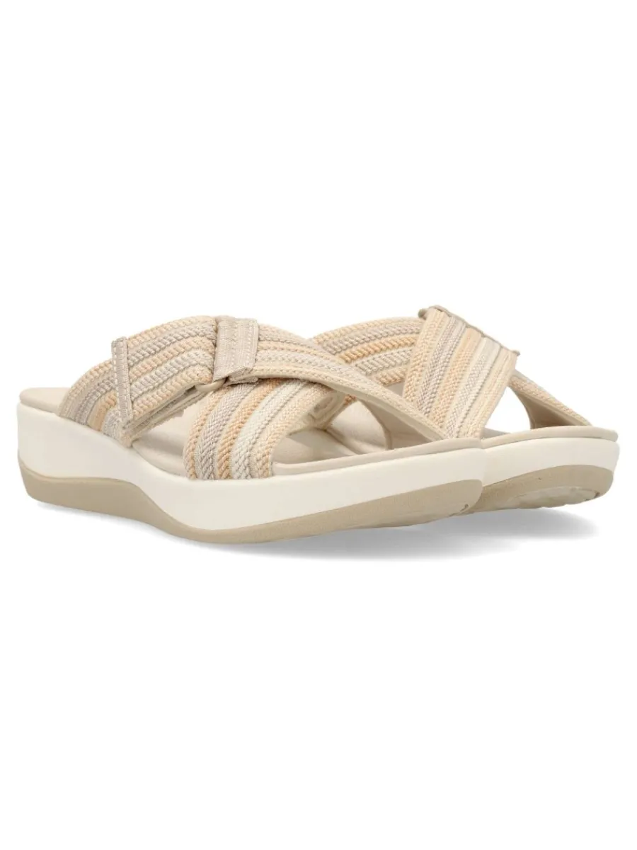 Hot CLARKS Sandalia confort tiras cruzadas