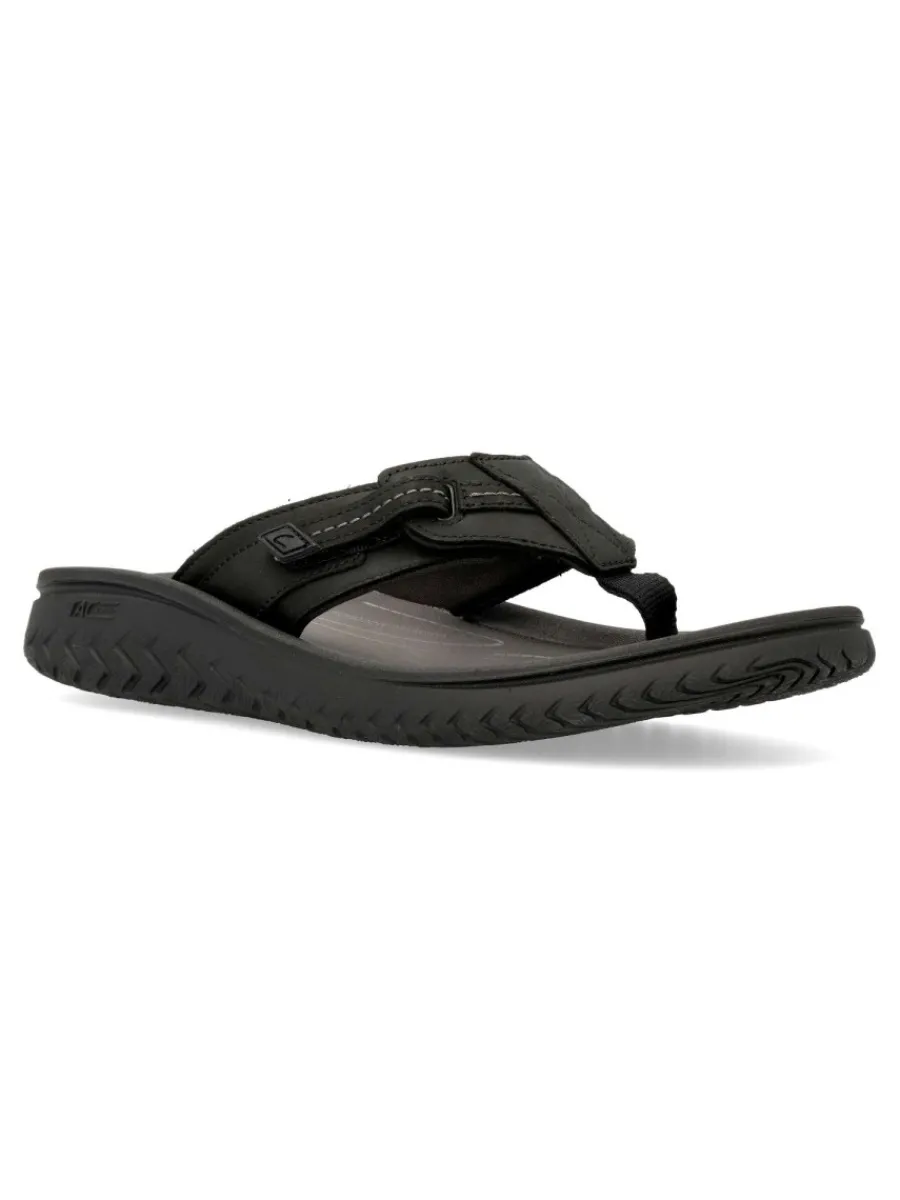 Fashion CLARKS Sandalia dedo piel confort Wesley Sun