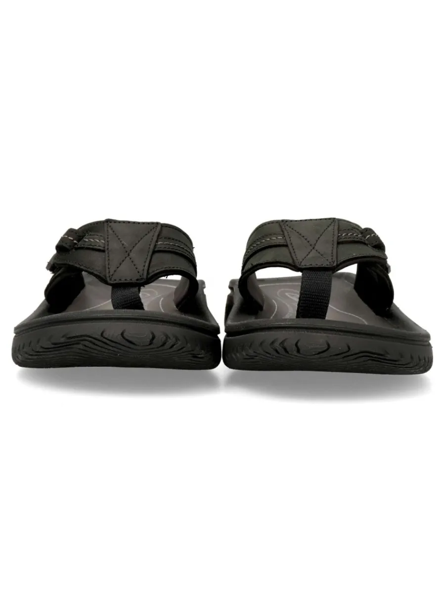 Fashion CLARKS Sandalia dedo piel confort Wesley Sun