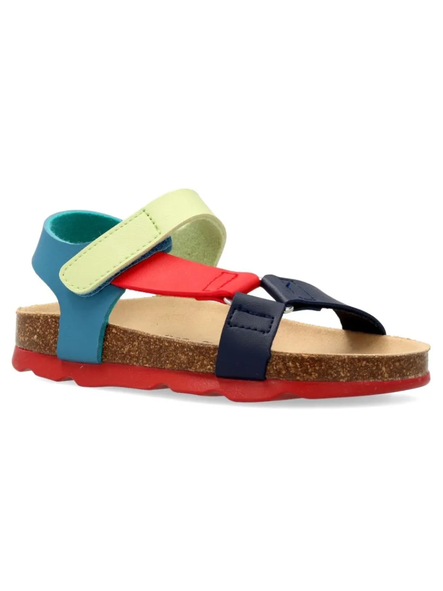 Outlet CONGUITOS Sandalia bio tiras azul multicolor