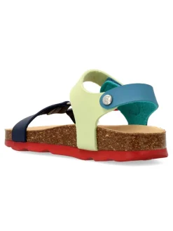 Outlet CONGUITOS Sandalia bio tiras azul multicolor