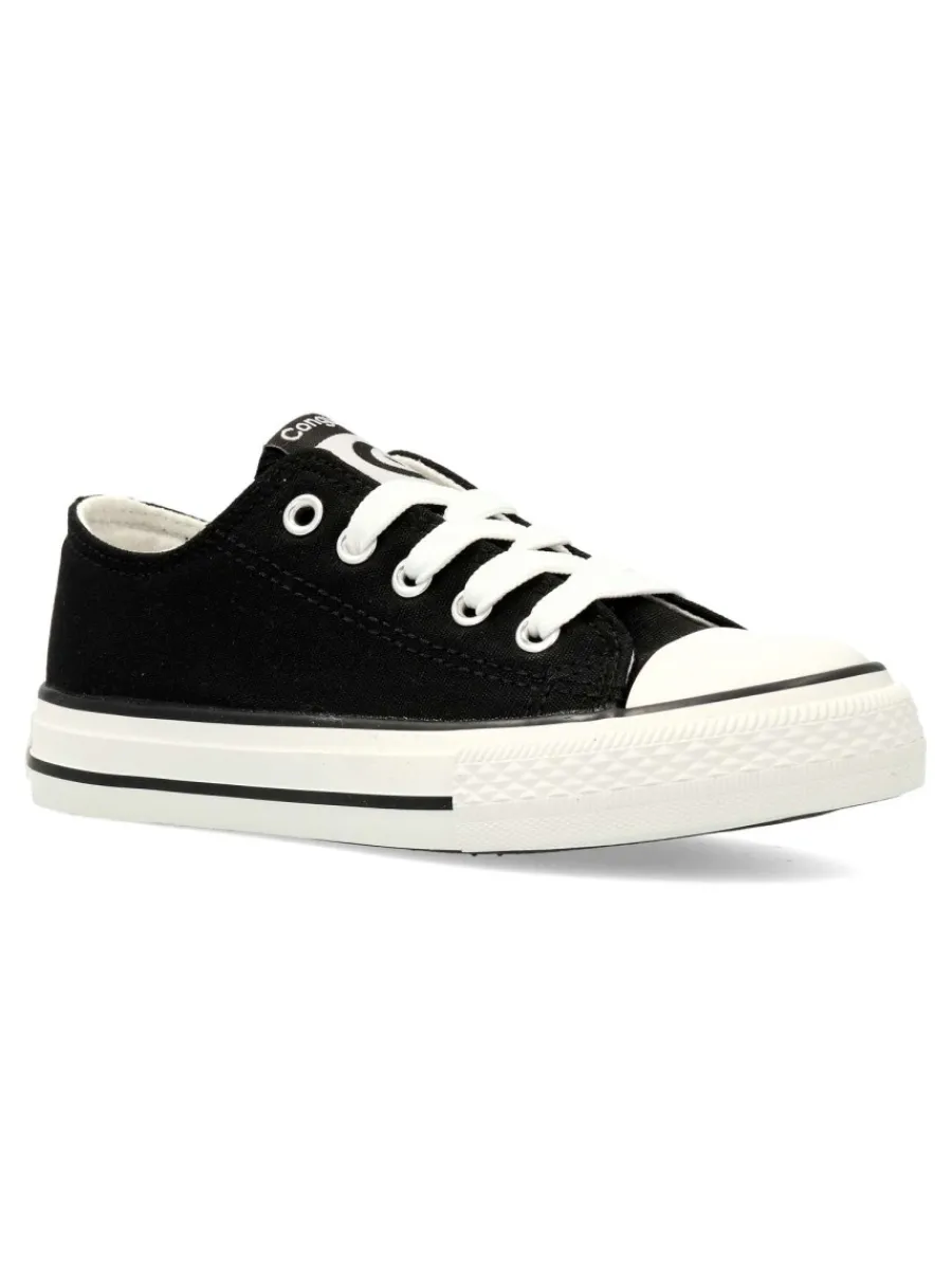 Outlet CONGUITOS Zapatilla de lona casual negra