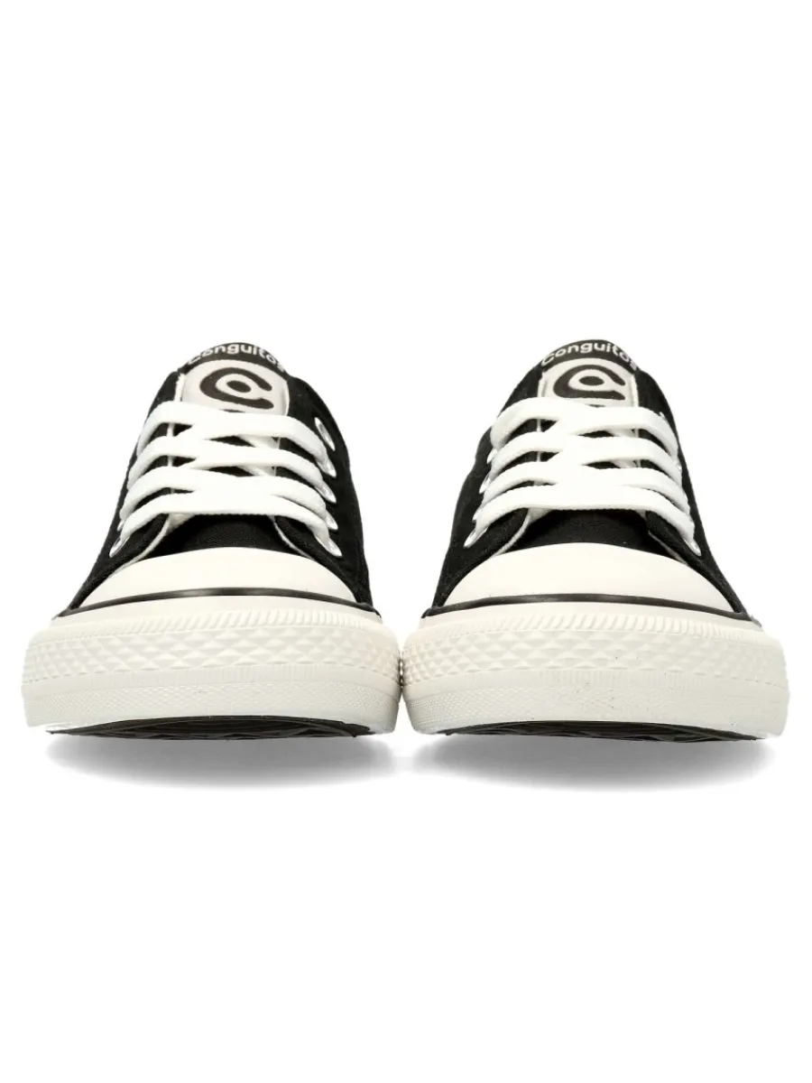 Outlet CONGUITOS Zapatilla de lona casual negra