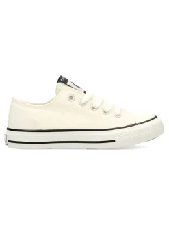 Fashion CONGUITOS Zapatilla lona clásica casual blanca