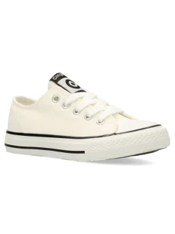 Fashion CONGUITOS Zapatilla lona clásica casual blanca