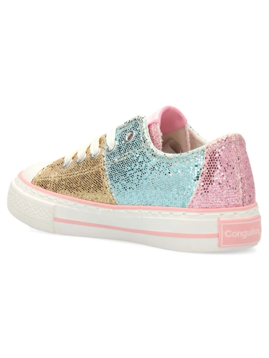 Sale CONGUITOS Zapatillas bajas Glitter Patchwork