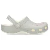Clearance CROCS Sandalia zueco iridiscente glitter classic