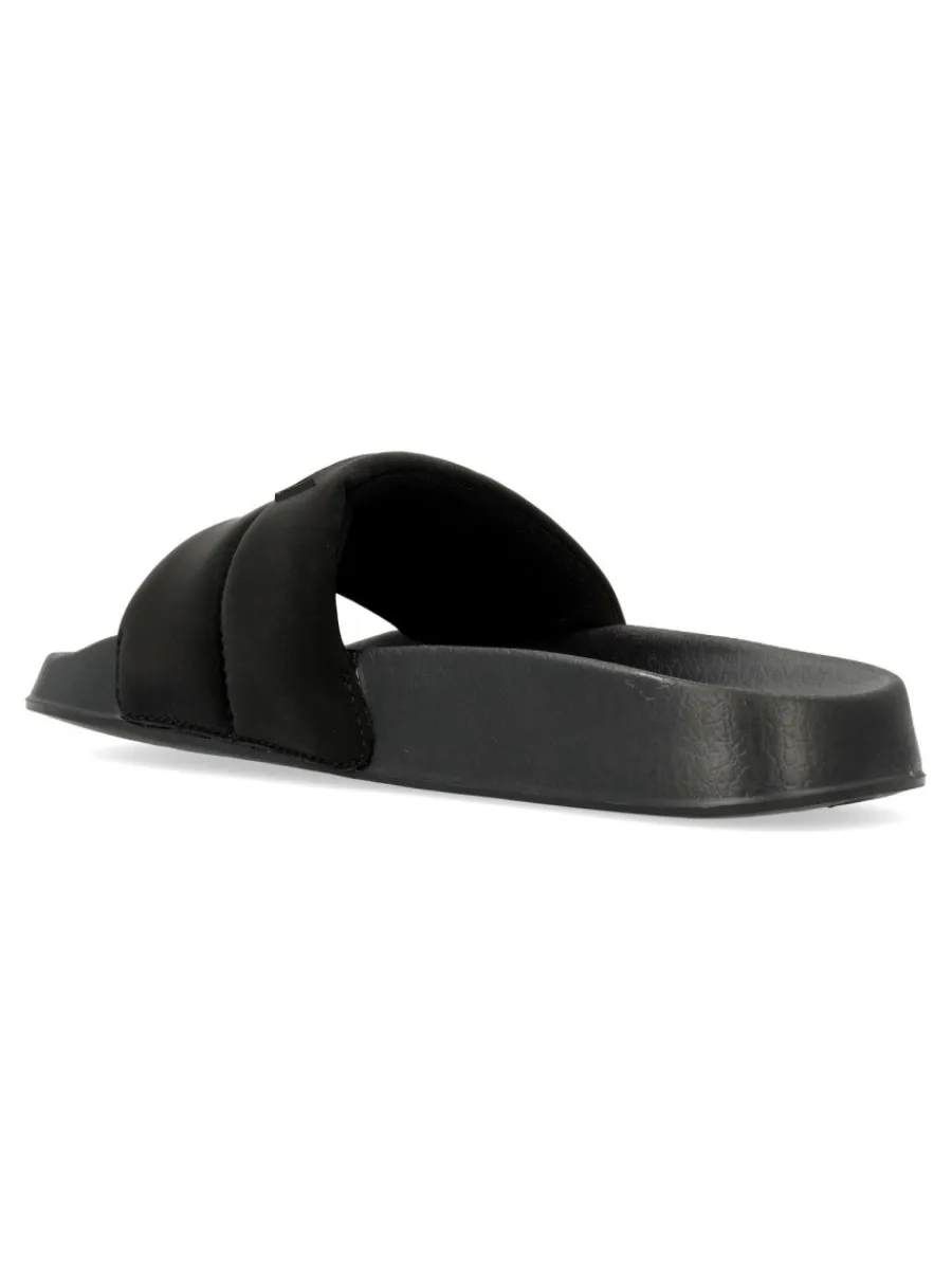 Fashion D. FRANKLIN Sandalia pala negra Venice Slides