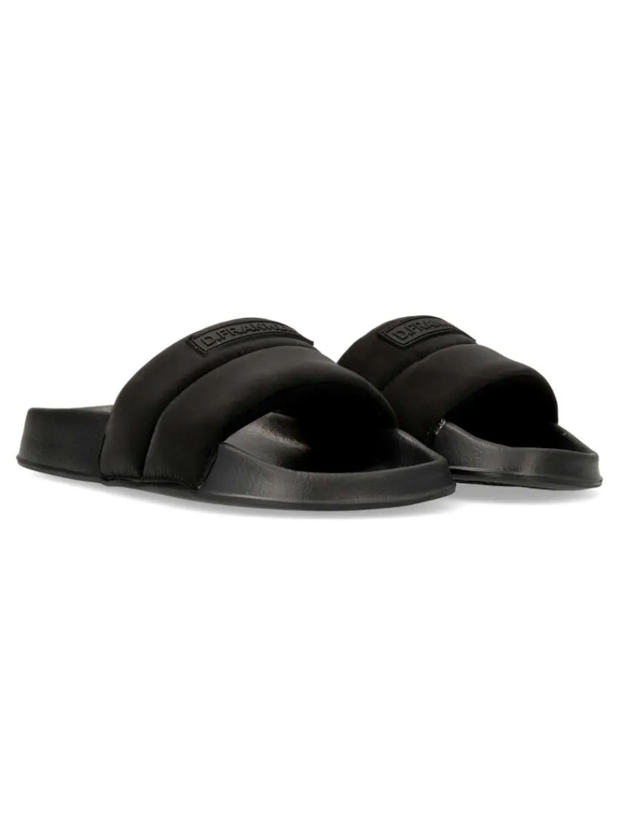 Fashion D. FRANKLIN Sandalia pala negra Venice Slides