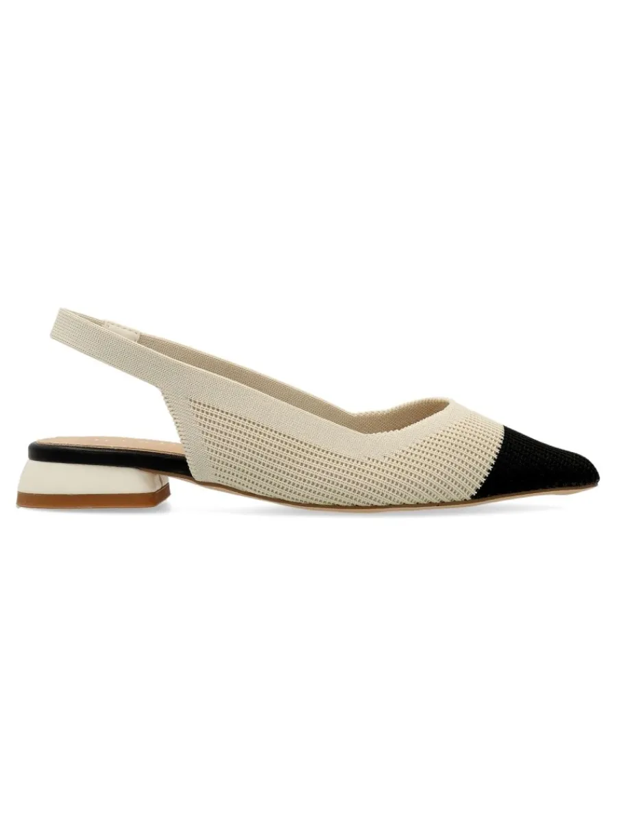 New DANGELA Zapato salón textil destalonado mujer