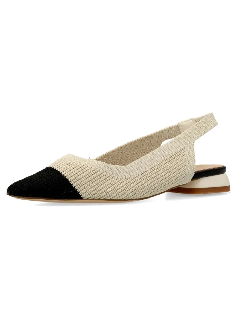 New DANGELA Zapato salón textil destalonado mujer