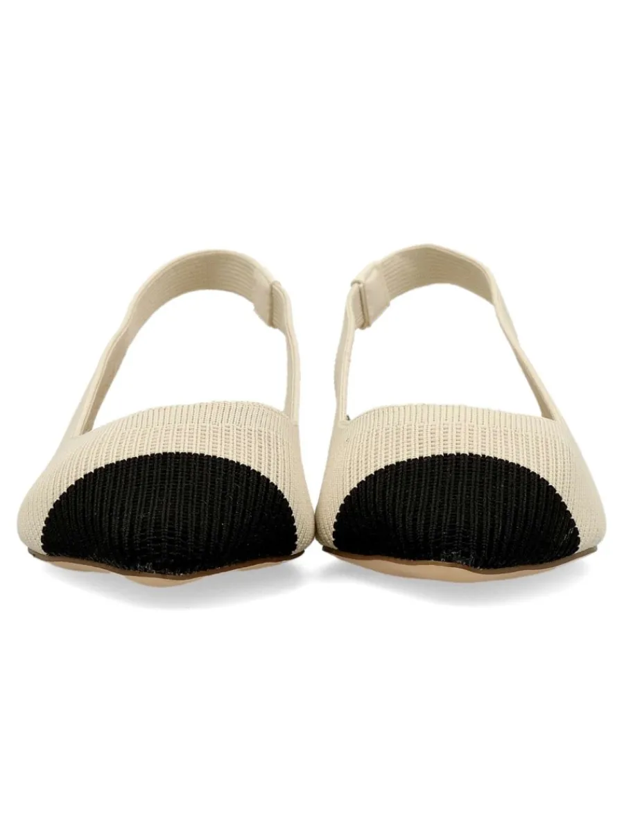 New DANGELA Zapato salón textil destalonado mujer