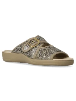 New DEVALVERDE Zapatilla de casa pala hebilla mujer