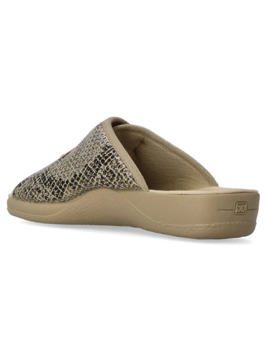 New DEVALVERDE Zapatilla de casa pala hebilla mujer