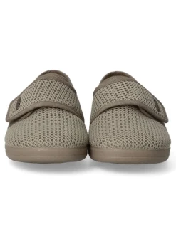 Fashion DEVALVERDE Zapatilla de casa velcro mujer