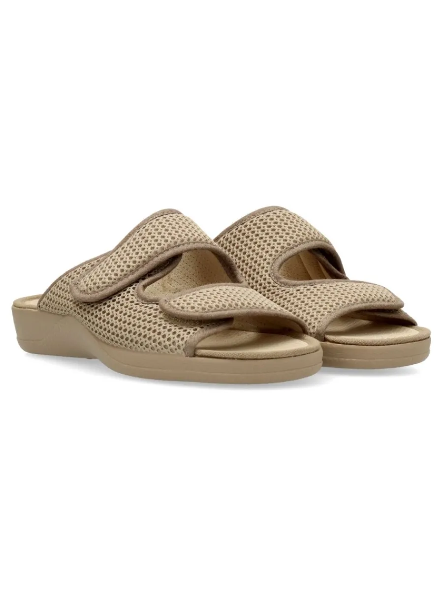 Hot DEVALVERDE Zapatilla de casa confort rejilla mujer