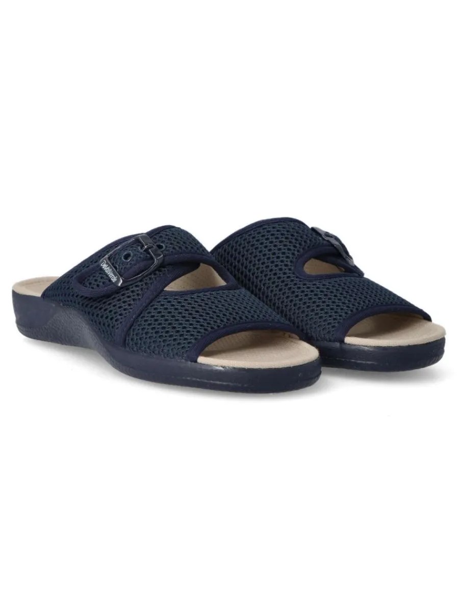 Clearance DEVALVERDE Zapatilla de casa hebilla mujer