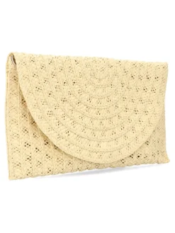 Best DIVANCCI Bolso cartera rafia beige mujer