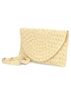 Best DIVANCCI Bolso cartera rafia beige mujer