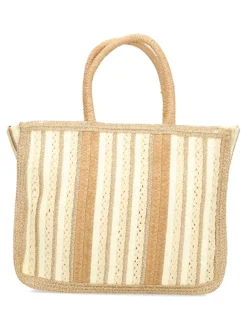 New DIVANCCI Bolso de mano rafia trenzada mujer