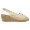 Sale DUENDY Sandalia confort cuña efecto yute