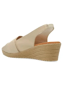 Sale DUENDY Sandalia confort cuña efecto yute
