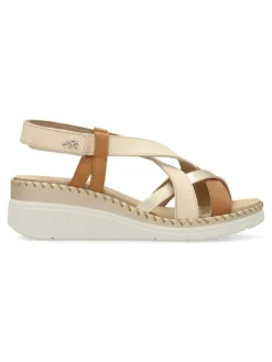 Discount FLUCHOS Sandalia confort de tiras piel confort Leza
