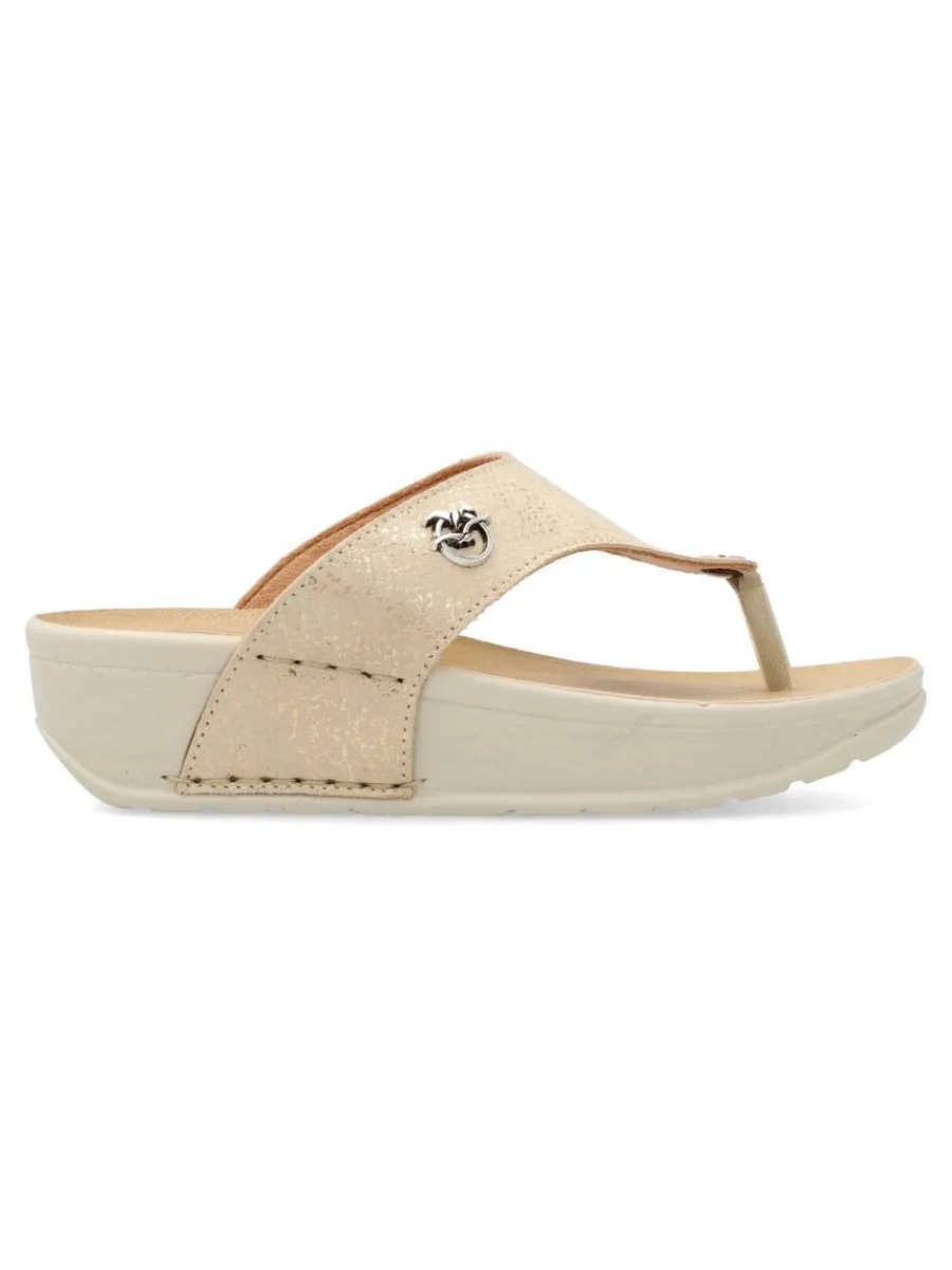 Best FLY FLOT Sandalia cómoda piel mujer