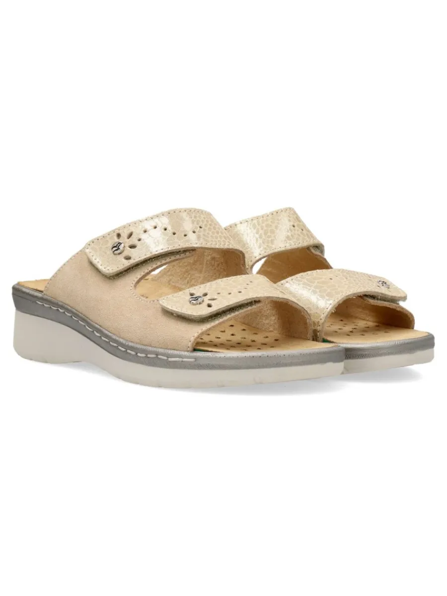 Hot FLY FLOT Sandalia zueco piel pala ajustable