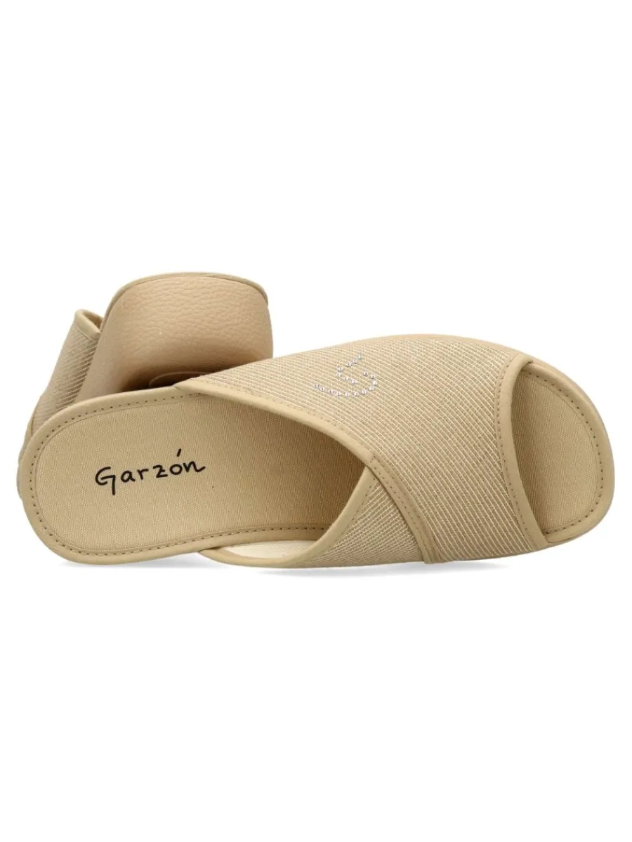 Outlet GARZON Chinela de casa confort pinki mujer