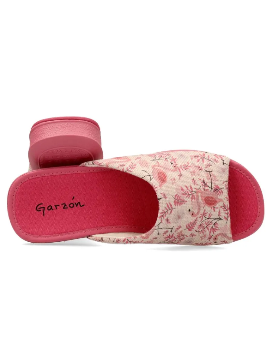 Discount GARZON Zapatilla chinela de casa flamencos