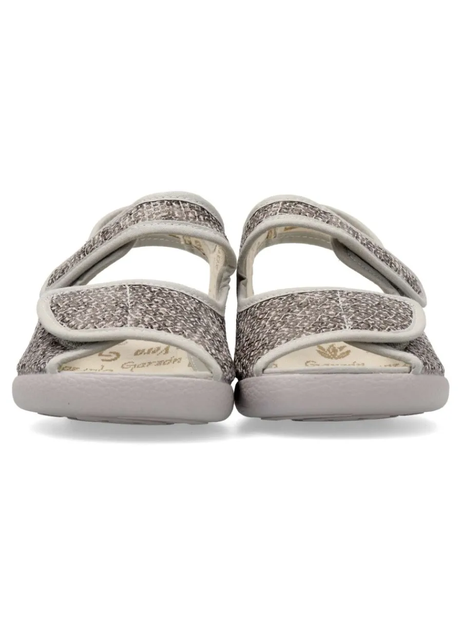 Hot GARZON Zapatilla de casa rejilla confort mujer