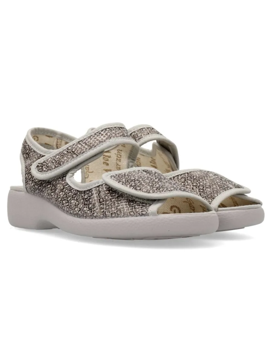 Hot GARZON Zapatilla de casa rejilla confort mujer