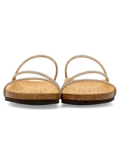 Fashion GEOX Sandalia tiras pedrería brillo Brionia