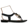 Fashion GRENDHA Sandalia plana adorno metalizado