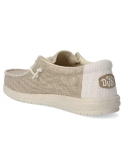 Online HEY DUDE Zapato lona wallabee cordón elástico