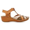 New 48+ HOURS Sandalia confort piel tiras mujer