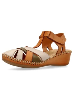 New 48+ HOURS Sandalia confort piel tiras mujer