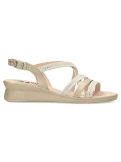 Hot 24 HRS Sandalia piel confort tiras mujer