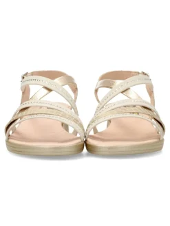 Hot 24 HRS Sandalia piel confort tiras mujer